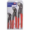 Knipex 3 PC. Cobra High-Tech Water Pump Plier Set (7", 10" & 12") 00 20 06 US1