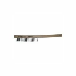 Anchor Brand® Anchor Hand Scratch Brushes; 3" X 19" Rows; Stainless Steel Wire; Curved Wood Handle 388SS