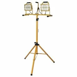 Southwire Tools & Equipment Southwire XLE 50 Watt 6,500 Lumen IP65 TwinHead LED Work Light Tripod 111005