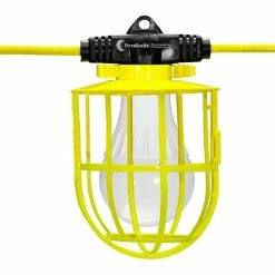 Southwire Tools & Equipment Southwire 14/3 100' Plastic Cage LED String Light W/ I-Bulb 1311000-100