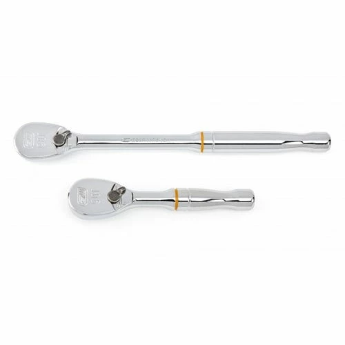 Gearwrench Tools Gearwrench 2 Pc. 3/8" Drive 90-Tooth Compact Head Teardrop Ratchet Set 81253T 4 Gearwrench Tools Gearwrench 2 Pc. 3/8" Drive 90-Tooth Compact Head Teardrop Ratchet Set 81253T - Image 2
