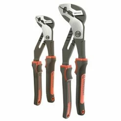 Crescent Tools Crescent 2 PC. Z2 K9 Straight Jaw Dual Material Tongue And Groove Plier Set RTZ2CGSET2
