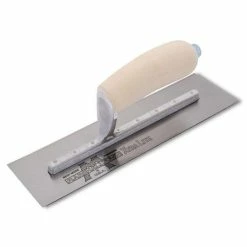Marshalltown 10" X 3" Finishing Trowel W/ Curved Wood Handle MXS54 -Current Tools Sales 25188 f5hamx1dl6dol1rr