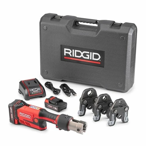 RIDGID Tools Ridgid RP 351 Cordless Press Tool Kit W/ ProPress Jaws (1/2" - 1") 67183 3 RIDGID Tools Ridgid RP 351 Cordless Press Tool Kit W/ ProPress Jaws (1/2" - 1") 67183