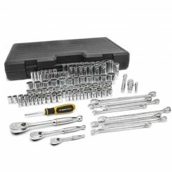 Gearwrench Tools Gearwrench 110 Piece Mechanics Tool Set W/ Blow Mold Case 89058