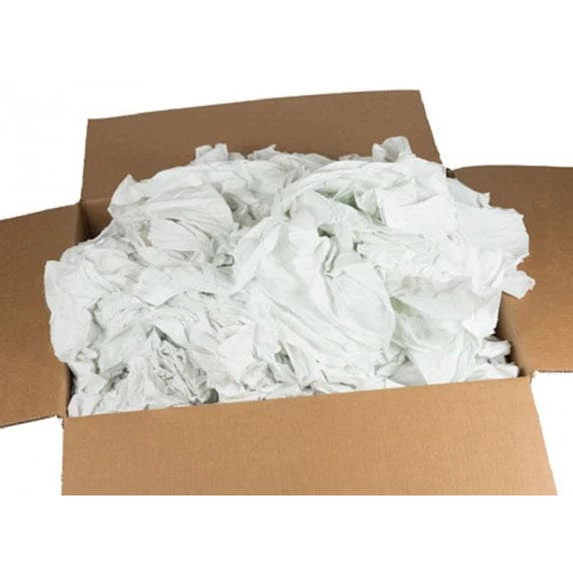 Erie Cotton New White Cotton T-Shirt SoftRags - 25 LB Compressed Box 316-C25 3 Erie Cotton New White Cotton T-Shirt SoftRags - 25 LB Compressed Box 316-C25