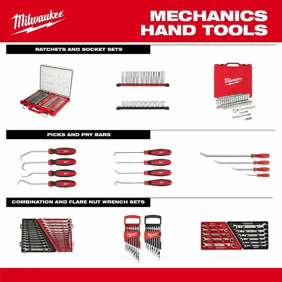Milwaukee Tools Milwaukee 5pc Double End Flare Nut Wrench Set - SAE 48-22-9470 10 Milwaukee Tools Milwaukee 5pc Double End Flare Nut Wrench Set - SAE 48-22-9470 - Image 8