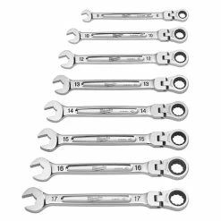 Milwaukee Tools Milwaukee 7 PC. Metric Flex Head Ratcheting Combination Wrench Set 48-22-9529 7 Milwaukee Tools Milwaukee 7 PC. Metric Flex Head Ratcheting Combination Wrench Set 48-22-9529 -Current Tools Sales 48 22 9529 3 sbeuw4juglsehgtz