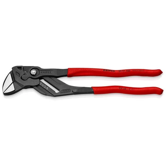 Knipex 12" Black Finish Pliers Wrench W/ Plastic Grip 86 01 300 3 Knipex 12" Black Finish Pliers Wrench W/ Plastic Grip 86 01 300