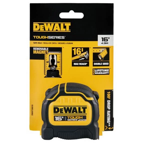 DeWalt Power Tools DeWalt TOUGH TAPE 16FT X 1-1/4IN DWHT36916S 5 DeWalt Power Tools DeWalt TOUGH TAPE 16FT X 1-1/4IN DWHT36916S - Image 3