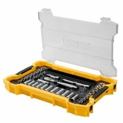 DeWalt Power Tools DeWalt 1/4 In And 3/8 In Mechanic Tool Set With ToughSystem 2.0 Tray And Lid (131 Pc) DWMT45402 -Current Tools Sales dwmt45402 4 1
