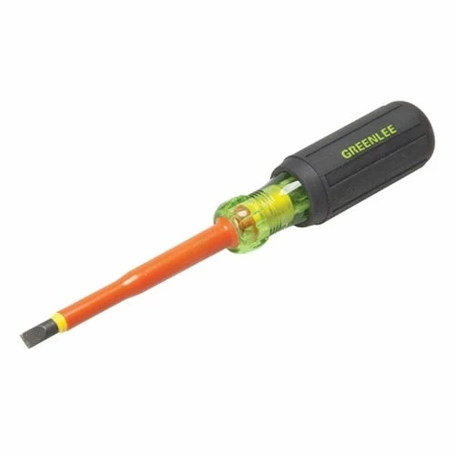 Greenlee Insulated Screwdriver Cabinet Tip 1/4 X 4" 0153-11-INS 3 Greenlee Insulated Screwdriver Cabinet Tip 1/4 X 4" 0153-11-INS