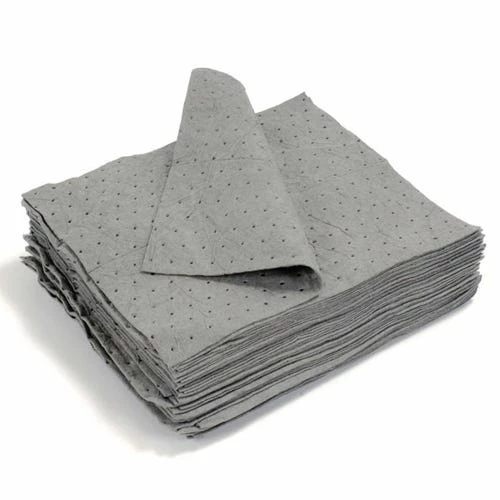 MBT Absorbents MBT 15" X 18" Gray Dimpled/Perforated Universal Sorbent Pads (100/Bale) Melt Blown GDML100 3 MBT Absorbents MBT 15" X 18" Gray Dimpled/Perforated Universal Sorbent Pads (100/Bale) Melt Blown GDML100