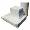 MBT Absorbents MBT 15" X 18" White Lightweight Oil Sorbent Pads (200/Bale) Melt Blown WM200