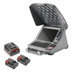 RIDGID Tools Ridgid CS12x SeeSnake Digital Recording Monitor Wi-Fi W/18V Charger & (2) 2.5Ah 18V Batteries 57288