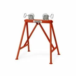 RIDGID Tools RIDGID AR99 Pipe Sawhorse Adjustable Stand Steel Rollers 64642