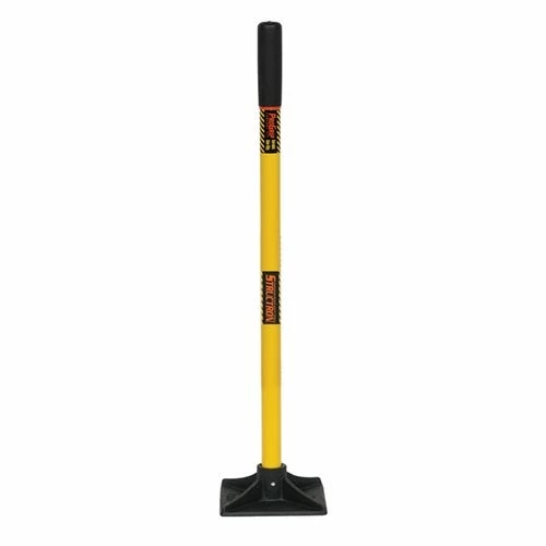 Seymour Outdoor Tools Seymour 8" X 8" Tamper W/ Cast Iron Head & 44" Yellow Fiberglass Handle 85078 3 Seymour Outdoor Tools Seymour 8" X 8" Tamper W/ Cast Iron Head & 44" Yellow Fiberglass Handle 85078
